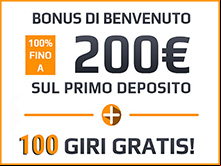 Bonus di Benvenuto di Netbet casino