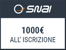 Bonus SNAI 1000€ senza deposito