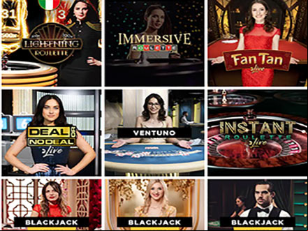 il casino live di Goldbet