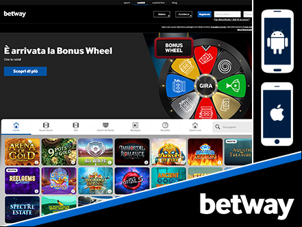 il casino online betway su tablet e smartphones