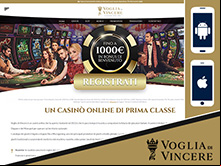 casino Voglia di Vincere mobile