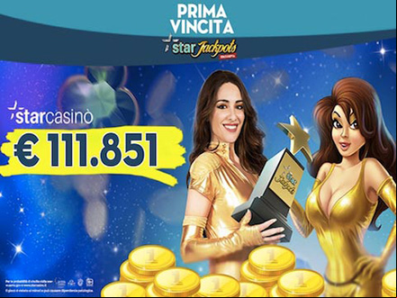 vinti 111.851€ alla slot Star-Jackpots di StarCasino