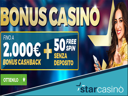 bonus di benvenuto Starcasino