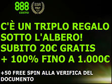 bonus e promozioni di 888casino