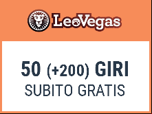 150 giri omaggio alle slot di Leovegas