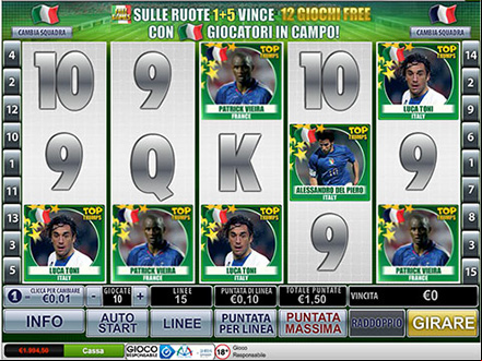 la slot machine Top Trumps World Football Stars