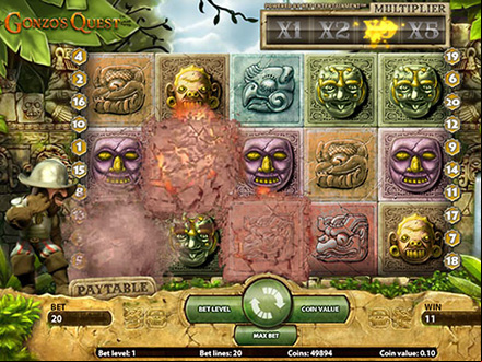 la slot machine Gonzo's Quest