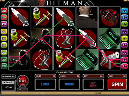 la slot machine Hitman
