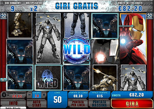 free spin su Ironman 2