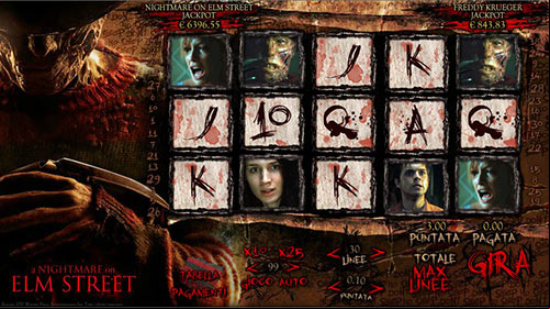 interfaccia di gioco di Nightmare