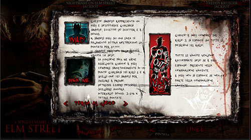 paytable del gioco Nightmare