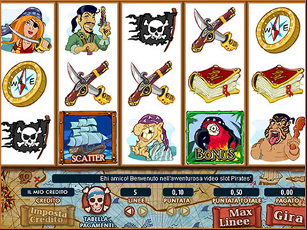la slot machine Pirates' Millions