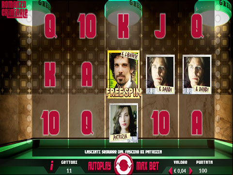 Romanzo Criinale su Eurobet casino