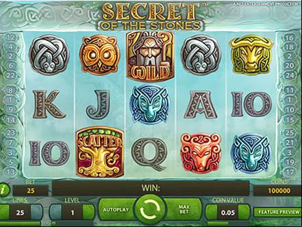 la slot machine Secret of the Stones