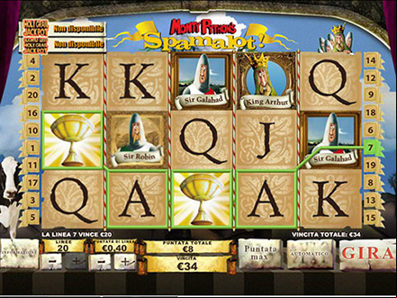 la slot machine Spamalot