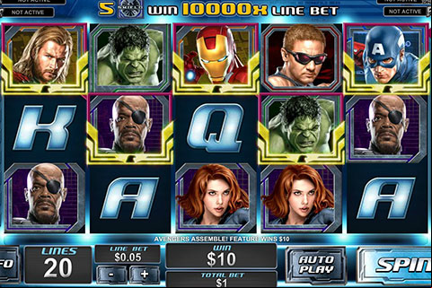 la funzione Avengers Assemble